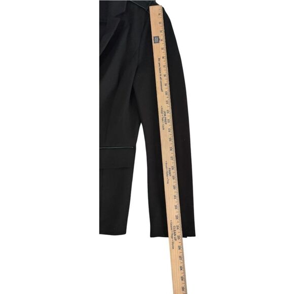 White House Black Market Black Blazer with Epaulettes Size 10 - Picture 5 of 9